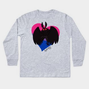 [Pride Cryptids] Mothman Kids Long Sleeve T-Shirt